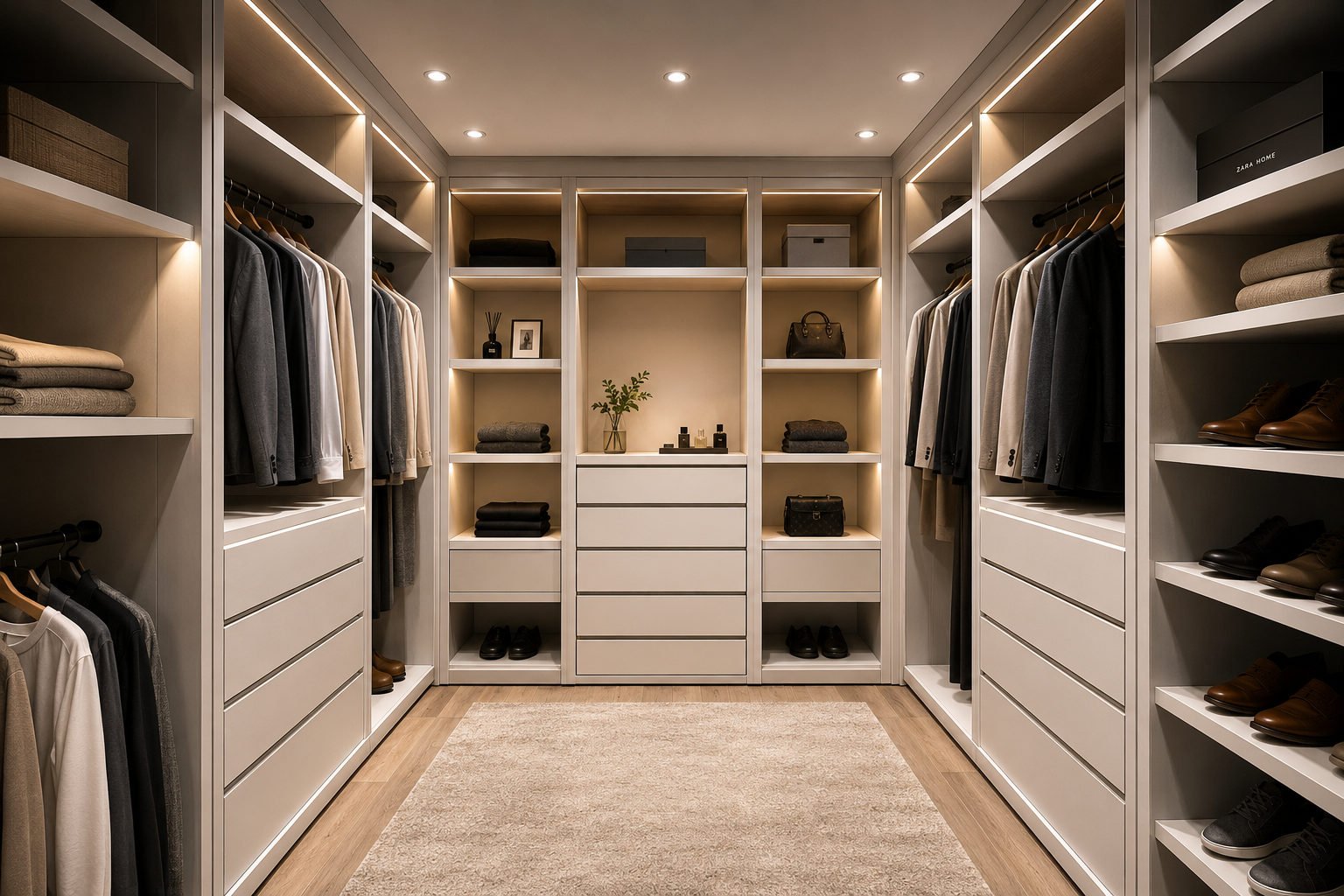 Diseño de closets a medida por Framos Cabinets